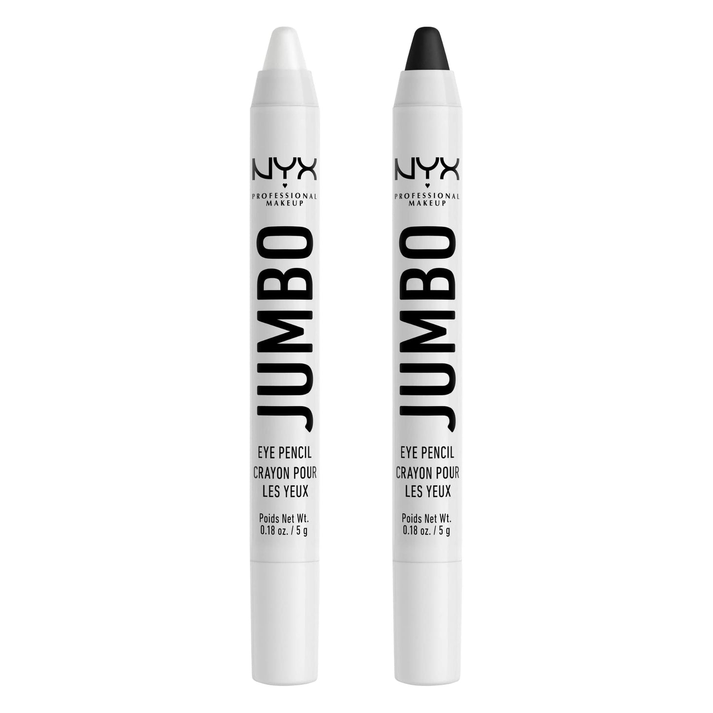 NYX PROFESSIONAL MAKEUP Jumbo Eye Pencil, Blendable Eyeshadow Stick & Eyeliner Pencil - Milk &