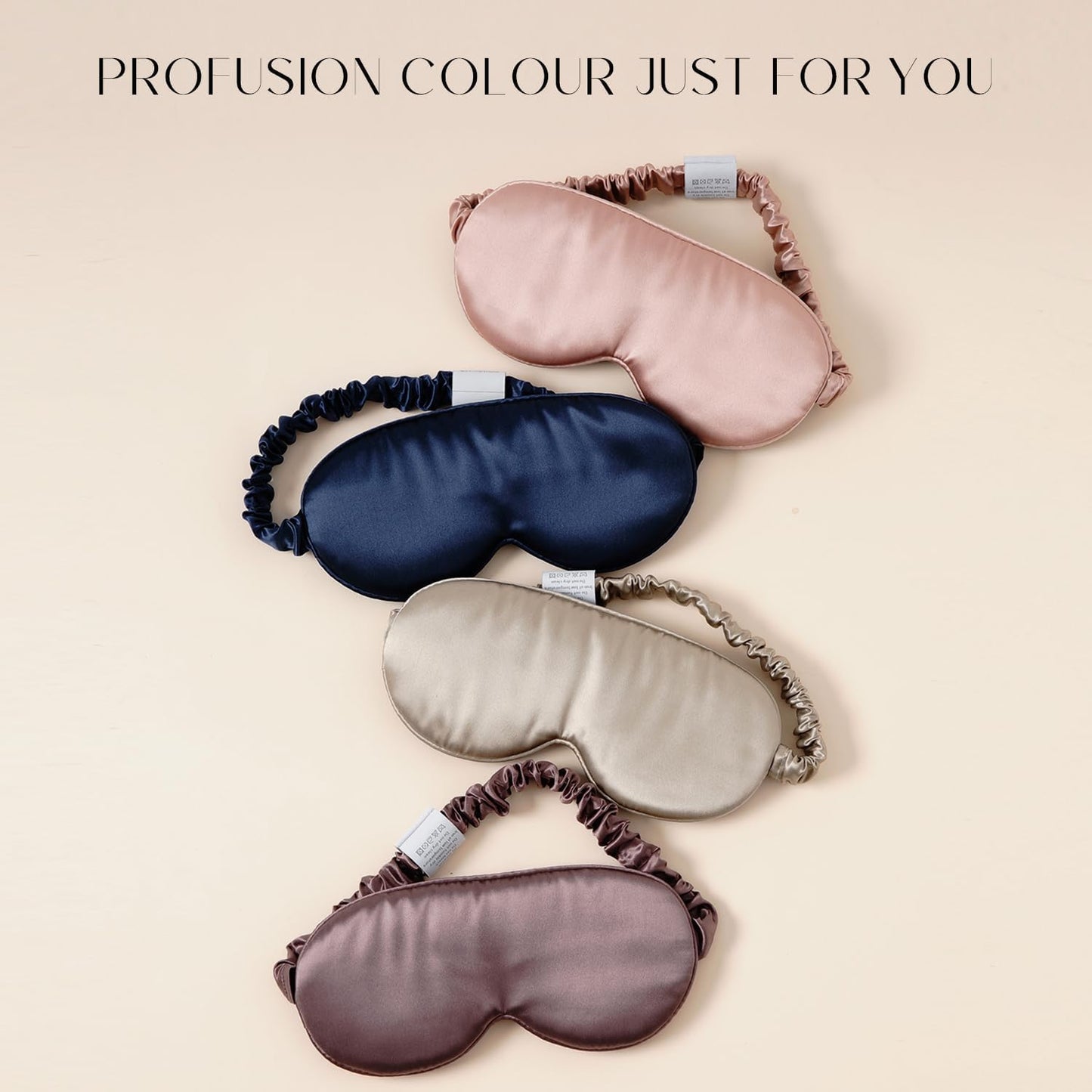 100% 22 Momme Mulberry Silk Sleep Mask, Eye Cover for Sleeping, Blackout 3D Sleep Masks for Lash Extensions with Adjustable Strap for Men and Women (Burgundy)