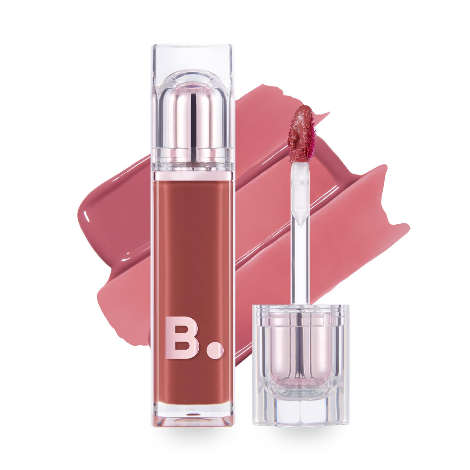 BANILA CO Dew Glow Tint - Dewy Gloss Lip Tint, BE02 Blush (0.13 oz)