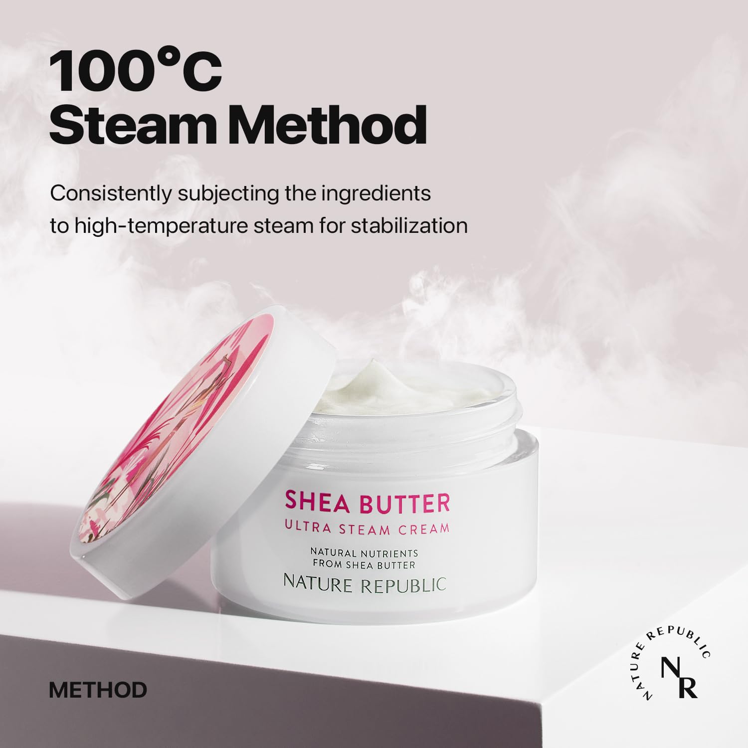Nature Republic Shea Butter Steam Cream (Ultra) | Daily Face Moisturizer, Rich & Intensive