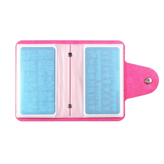 Stamping Plates Mix Designs Retangle Stamp Stamping Image Fashion Design Plate Print Nail Art Template (Stamping Tool case)