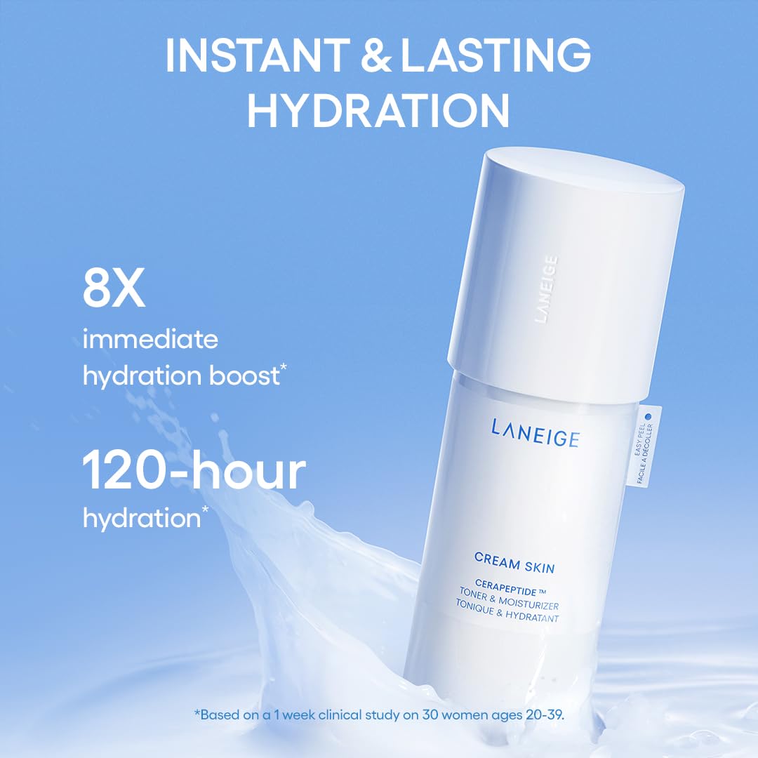LANEIGE Icons To Go Set: Cream Skin, Water Bank Cream, Lip Sleeping Mask, Water Sleeping Mask