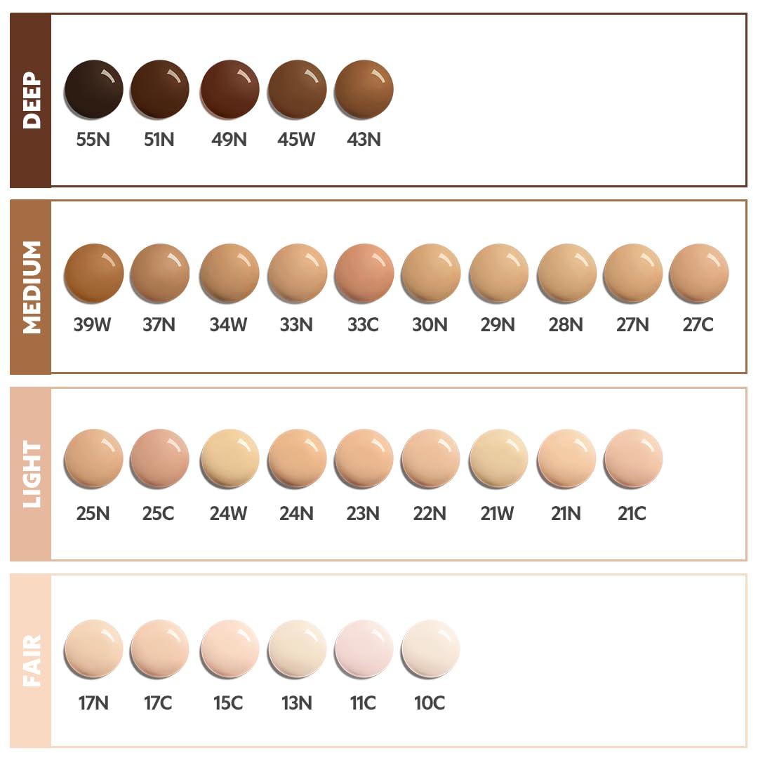 TIRTIR Mask Fit Red FoundationㅣLong Lasting Flawless Coverage, Energy Essence, Lightweight