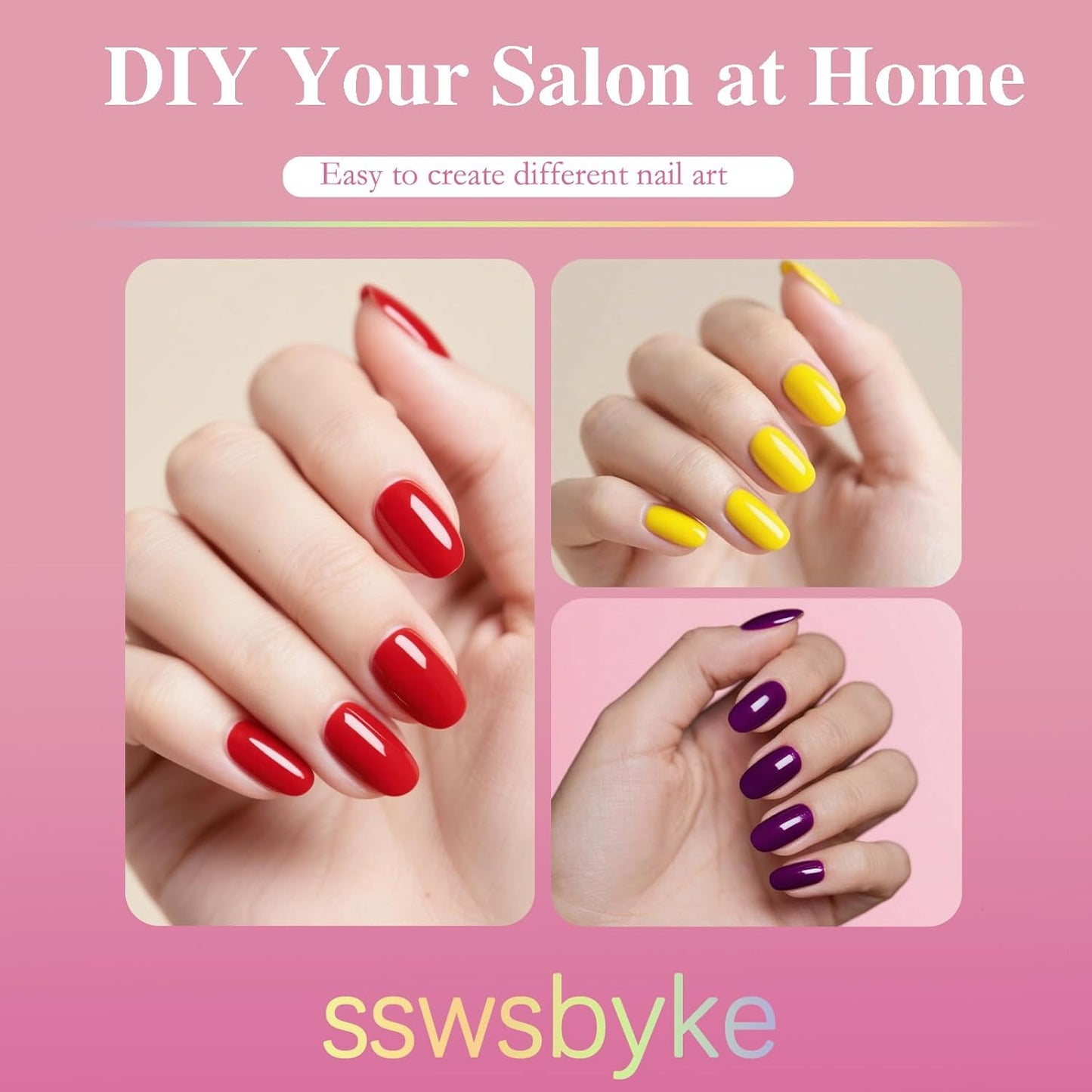 Short Oval Round Nail Tips, SSWSBYKE 300pcs Gel Acrylic Nail Tips for Full Cover Pre-Shaped Fake Nails Tips Half Matte Press On Nails for Extension Home DIY Salon 15 Sizes