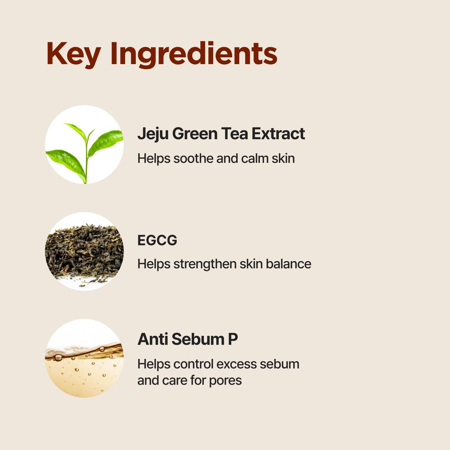 ISNTREE Green Tea Fresh Serum 50ml, 1.69 fl oz | Jeju Green Tea Extract | Controls Excessive Sebum