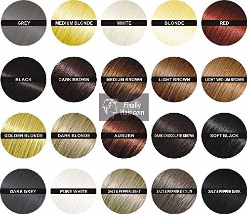 Hair Building Fibers - 50 Gram Refill - Refill Your Existing Fiber Bottle by Finally Hair (50g 50gr 50gram 50 G Gr Gram Light Salt & Pepper - Light Brown with a touch of Grey)