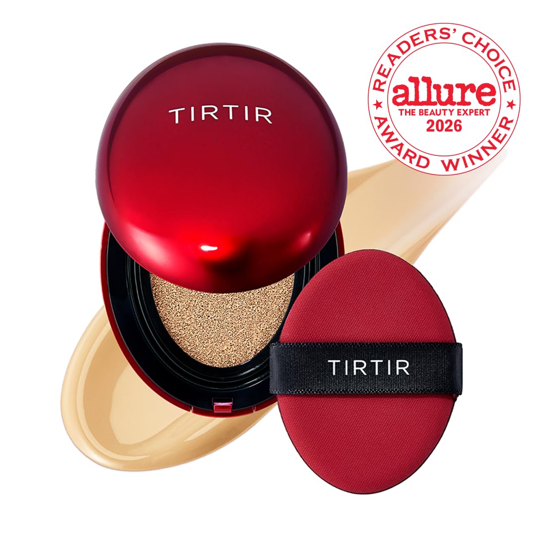 TIRTIR Mask Fit Red Cushion Foundation | Full coverage, Weightless, Skin fit, Satin Glow Finish