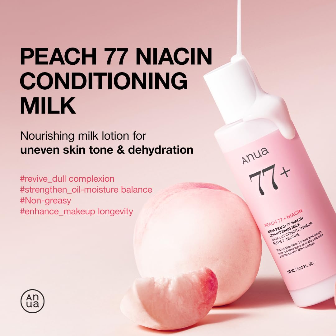 Anua Peach Niacinamide Conditioning Lotion, 5.07 fl.oz