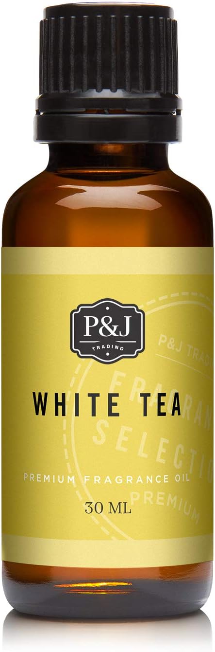 P&J Trading - White Tea Scented Oil 30ml - Fragrance Oil for Candle Making, Soap Making, Diffuser Oil