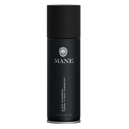 MANE Hair Thickening Fiber Spray (200 ml, Jet Black)