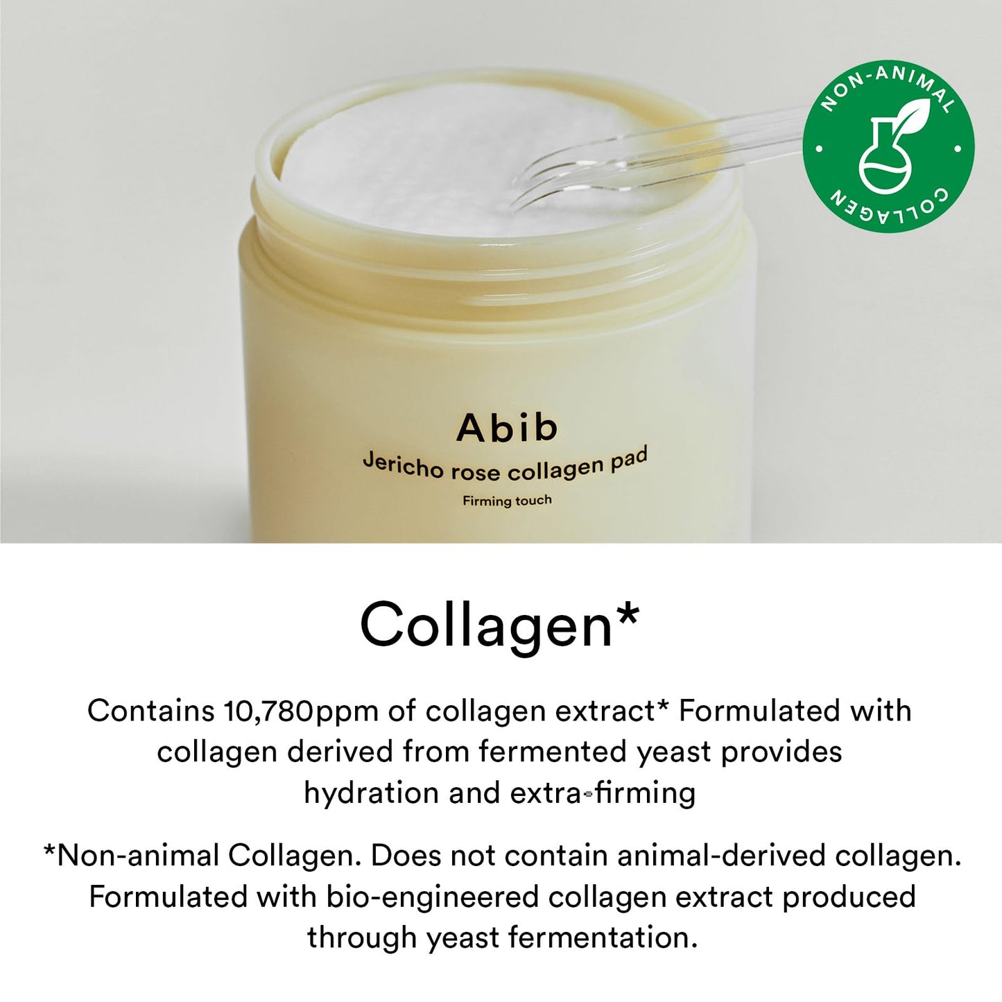 Abib Jericho Rose Non-animal Collagen Pad Firming Touch 60pads 8.45 fl.oz. | Korean Anti-aging