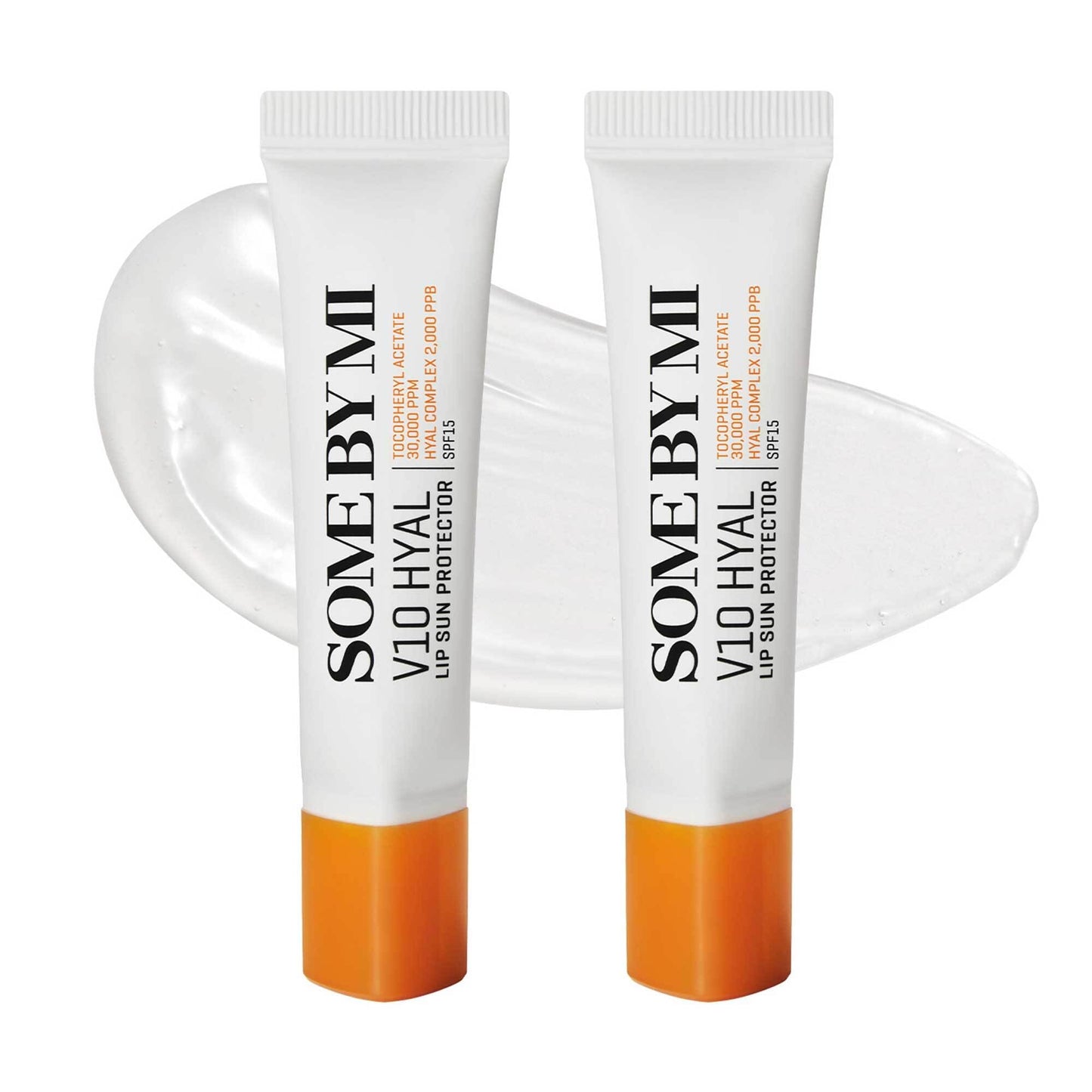 SOME BY MI V10 Hyal Lip Sun Protector Clear – Pack of 2, 0.46oz – Korean Tinted Glow SPF 15