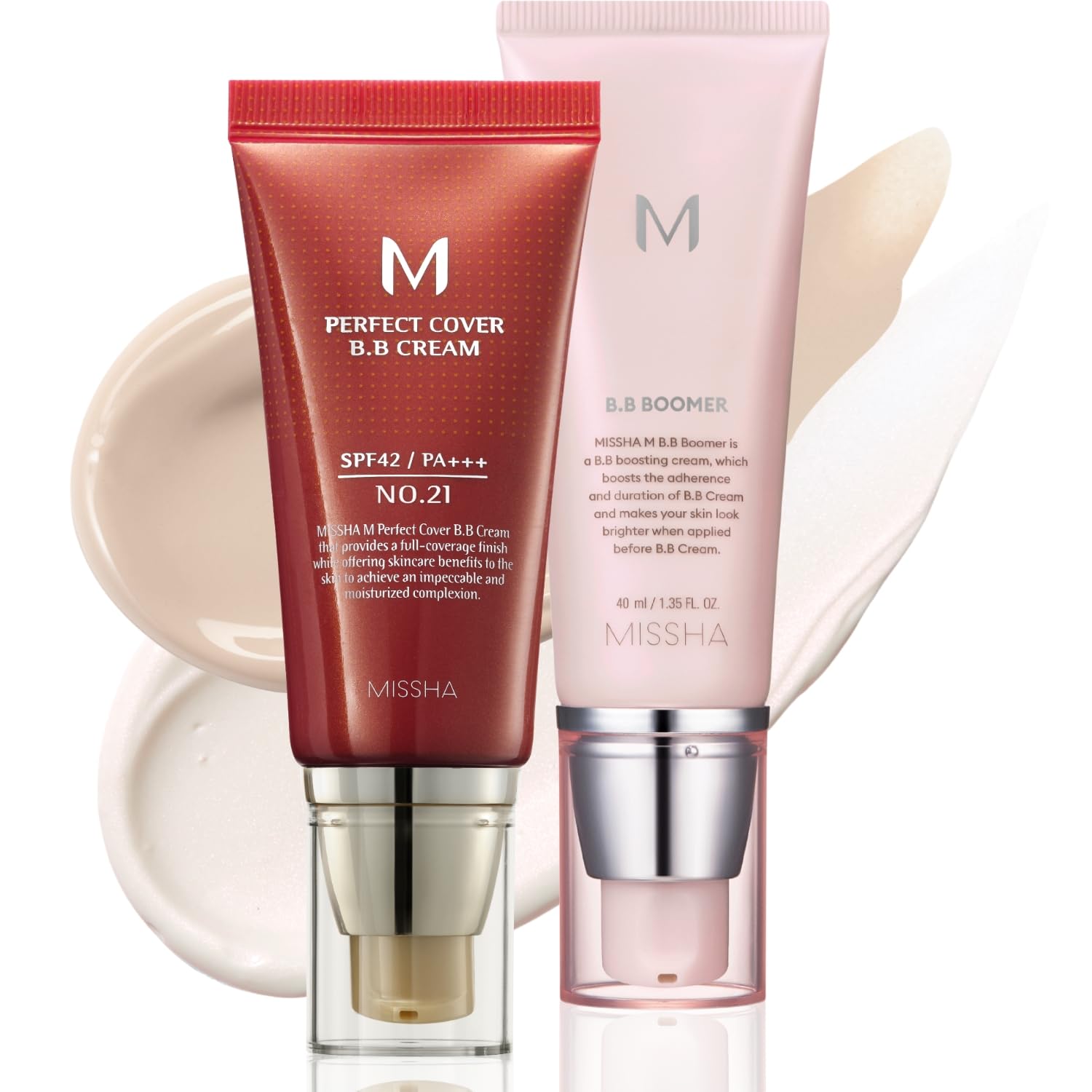 MISSHA BB Essentials Kit No.21 Light Beige SPF 42 PA+++ & BB Boomer Primer