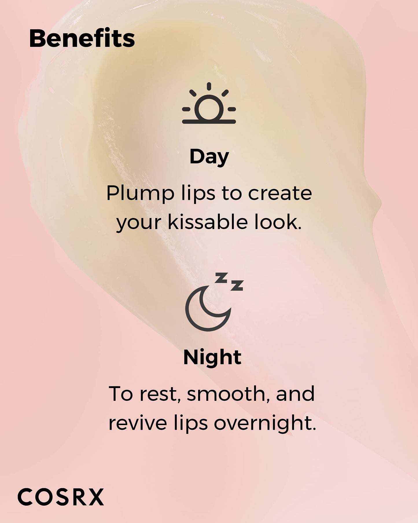 COSRX Honey Sugar Lip Scrub, Lip Exfoliator for Dry Chapped Lips, 0.7 oz
