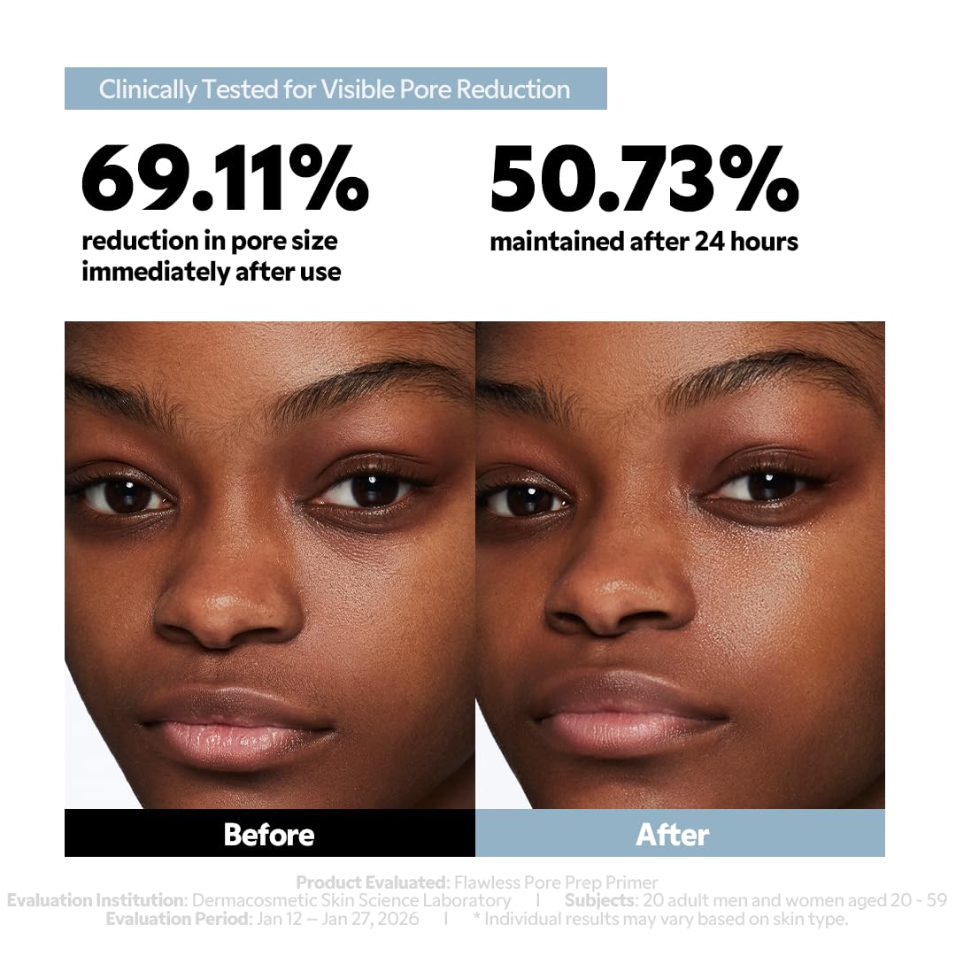 TIRTIR Flawless Pore Prep Primer | Pore Blurring Cooling K-Beauty Primer, Skincare-Infused, Smooth