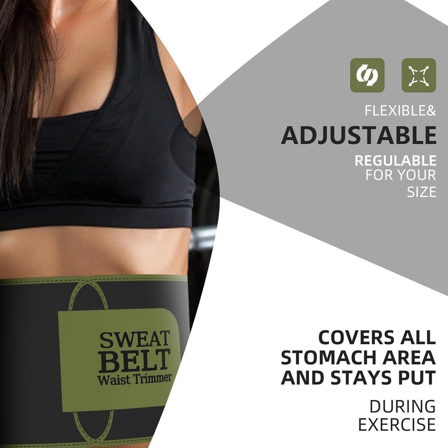 ZPP Waist Trainer for Women and Men, Neoprene Sweat Band Waist Trimmer Belt Slimming Stomach Wrap for Workout