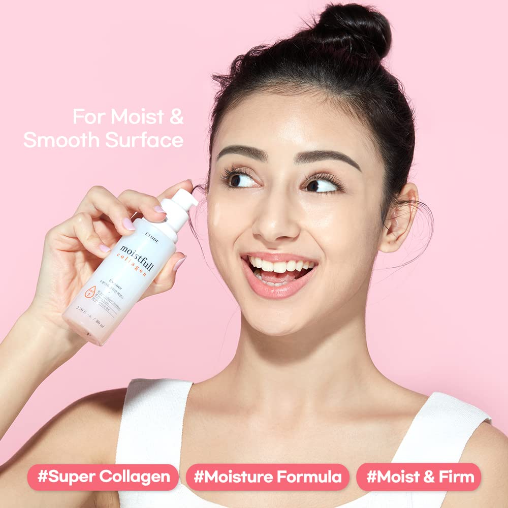 ETUDE Moistfull Collagen Face Serum Essence, Hydrating, 2.70 fl oz