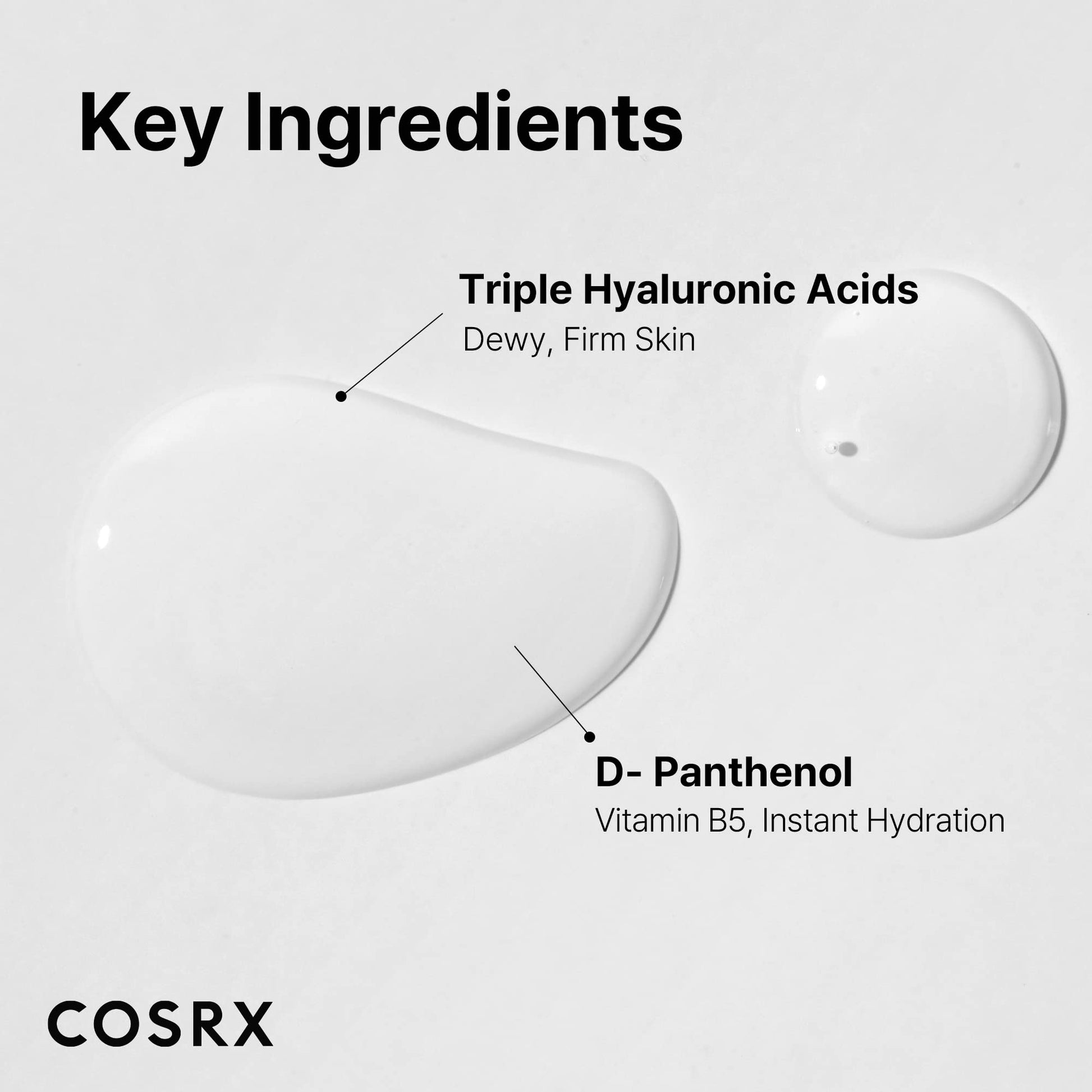 COSRX 3X Hyaluronic Acid Moisture Ampoule For Dry Skin, 1.35 fl.oz