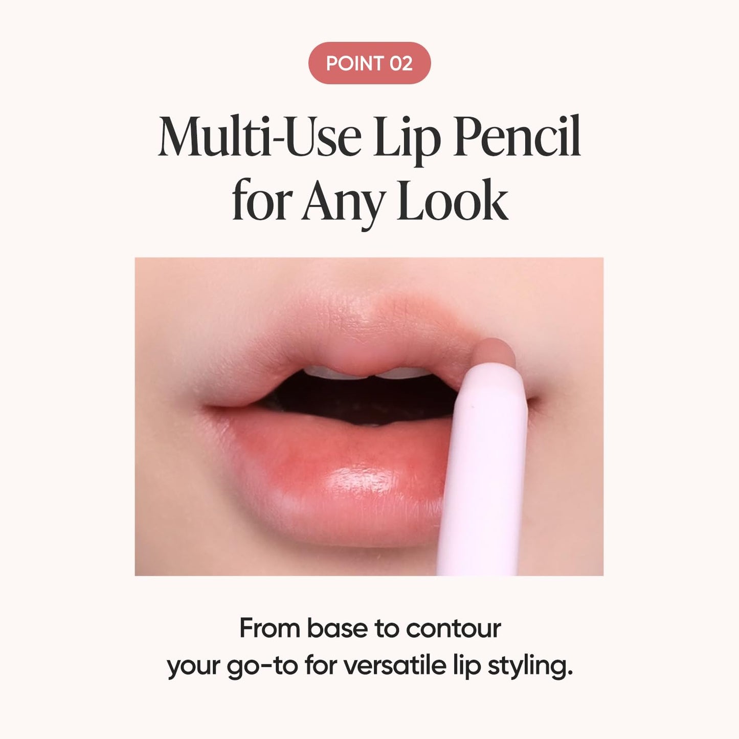 BANILA CO Smudging Lip Pencil - Soft Matte Lip, PK03 Ballerina (0.02 oz)