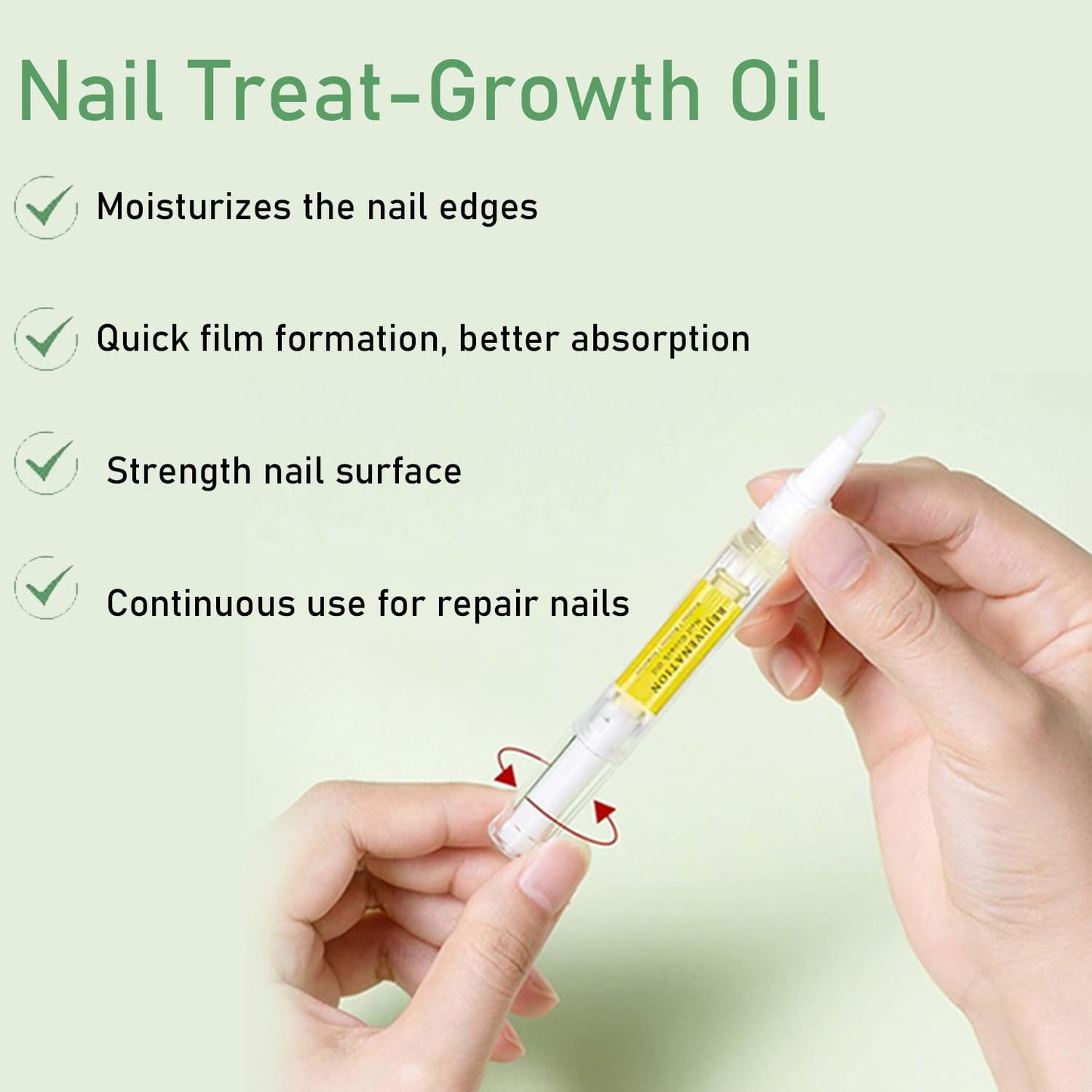 Rejuvenation Nail Growth Oil, Nail Oil For Growth And Strength Rejuvenation (2pc)