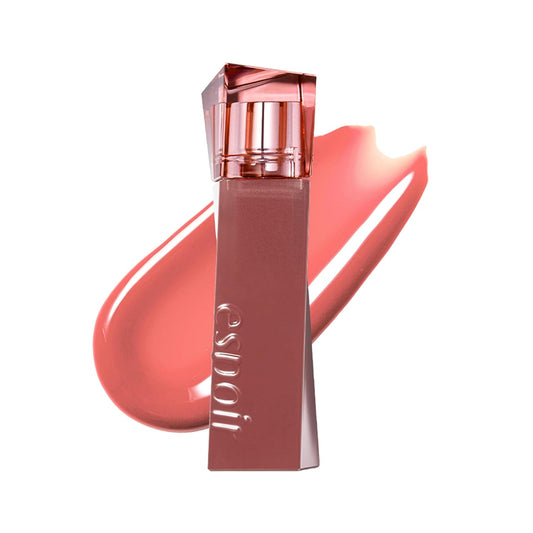 Espoir Couture Lip Tint Glaze #10 Pinky Lowkey 0.19oz | Volumizes & High-Shine Lip Plumper | Long-Lasting Vibrant Color | Thickening radiance Lip Stain | Tinted Lip Moisturizer | Korean Lip Makeup
