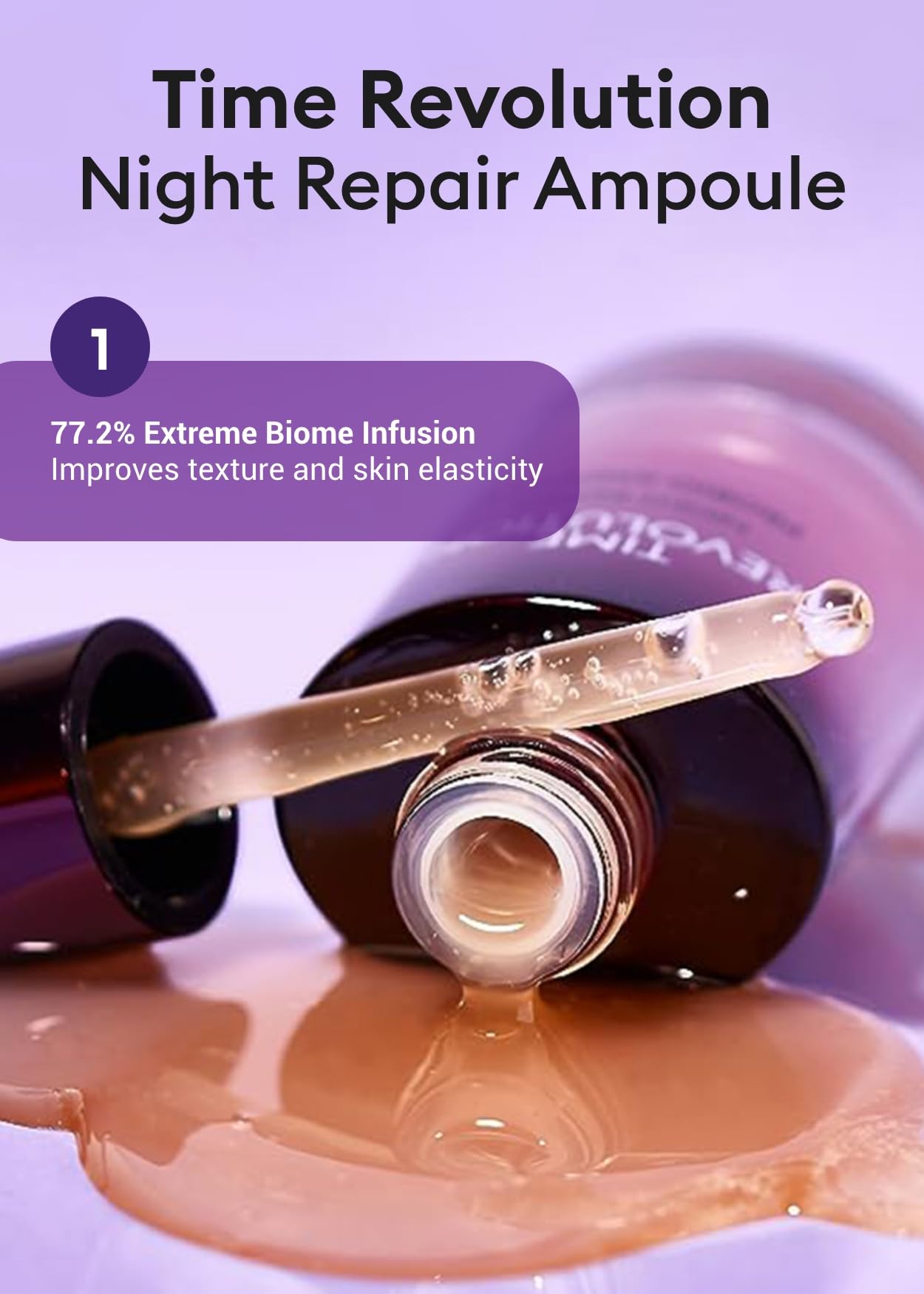MISSHA Time Revolution Night Repair 5X Gift Set, Ampoule Cream Essence