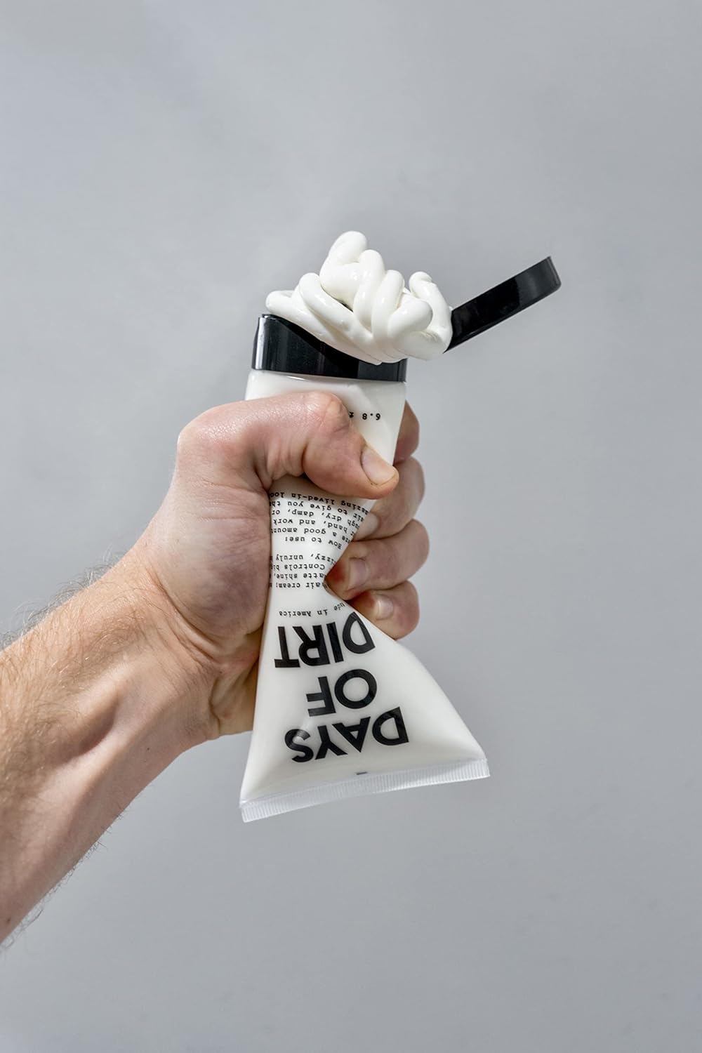 Days of Dirt Hair Styling Cream for Dry, Fluffy, Frizzy, Clean Lived-in Look - Styling Cream for No-Hold, Texture & Shine - Made in USA, 6.8fl oz