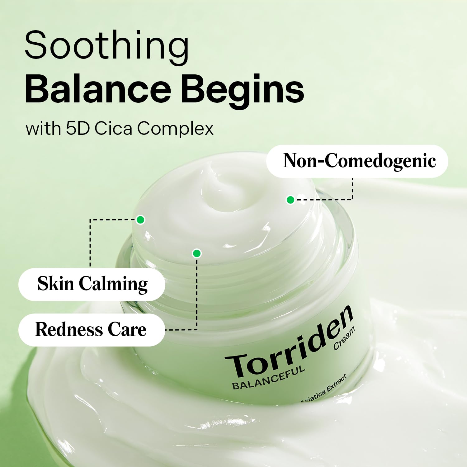 Torriden BALANCEFUL Cream 80ml (2.70 fl.oz.) | Soothing and Nourishing Moisturizer for Oily and