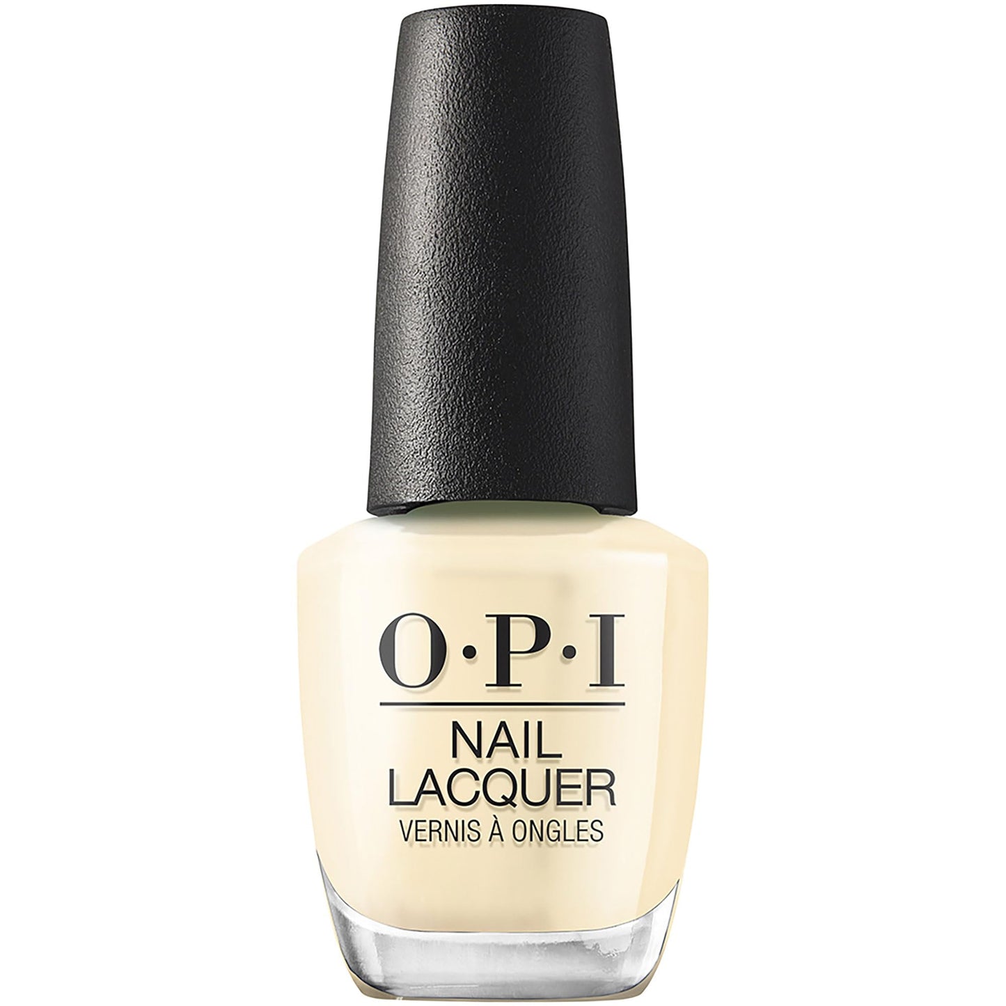 OPI Nail Lacquer Blinded by the Ring Light | Opaque Soft Yellow Nail Polish