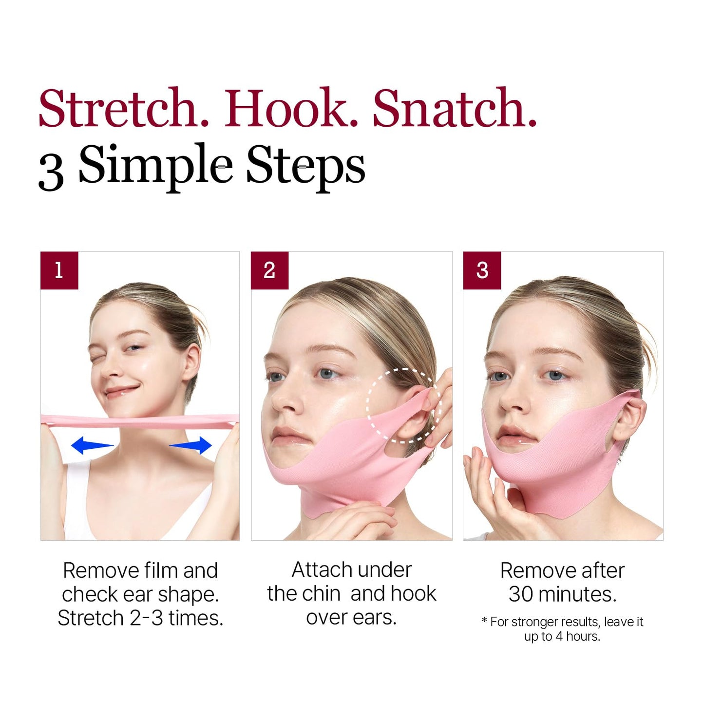 ROUND LAB Camellia Deep Collagen V Lifting Gel Mask 14ea | Double-chin Turkey Neck Instant Face