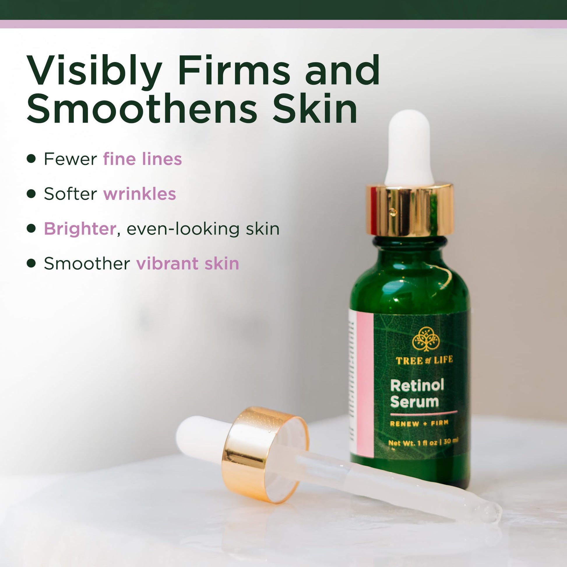 Tree of Life Face Serum Skin Care, Facial Serum for Women and Men, Set of 4