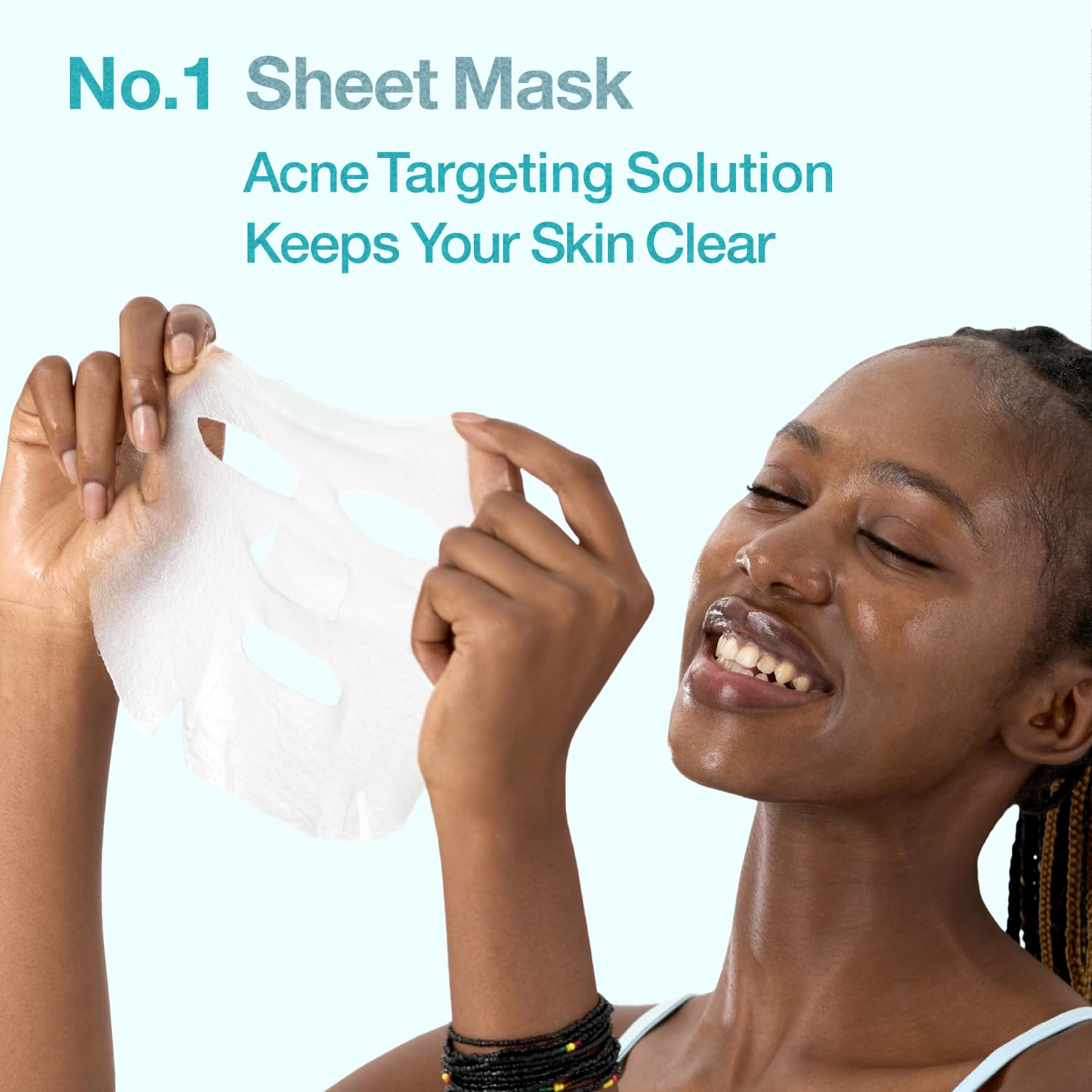 numbuzin No.1 Sheet Mask | Pantothenic B5 Hyaluronic Active Clear Mask | Calming, Soothing