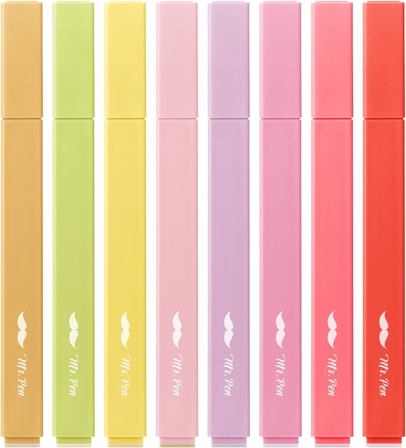Mr. Pen- Aesthetic Highlighters, 8 Pack, Chisel Tip, Summer Morning, Cute Highlighters Assorted Colors