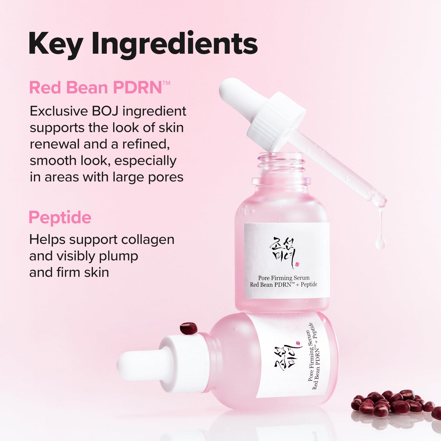 Beauty of Joseon Pore Firming Serum Red Bean PDRN™ + Peptide | Daily Korean Skincare for Large