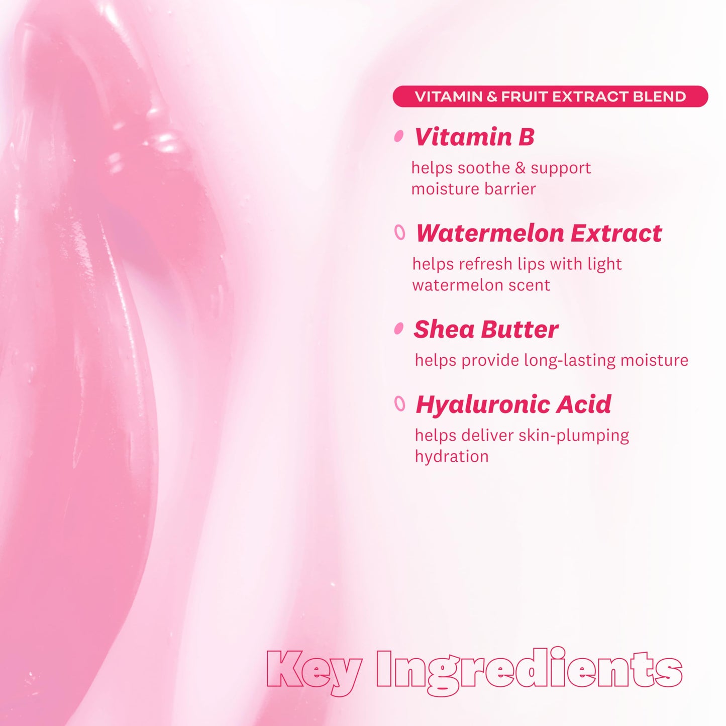 THE FACE SHOP Vitamin B & Watermelon Lip Mask, Soothing & Moisturizing Lip Balm, Lip Sleeping Mask