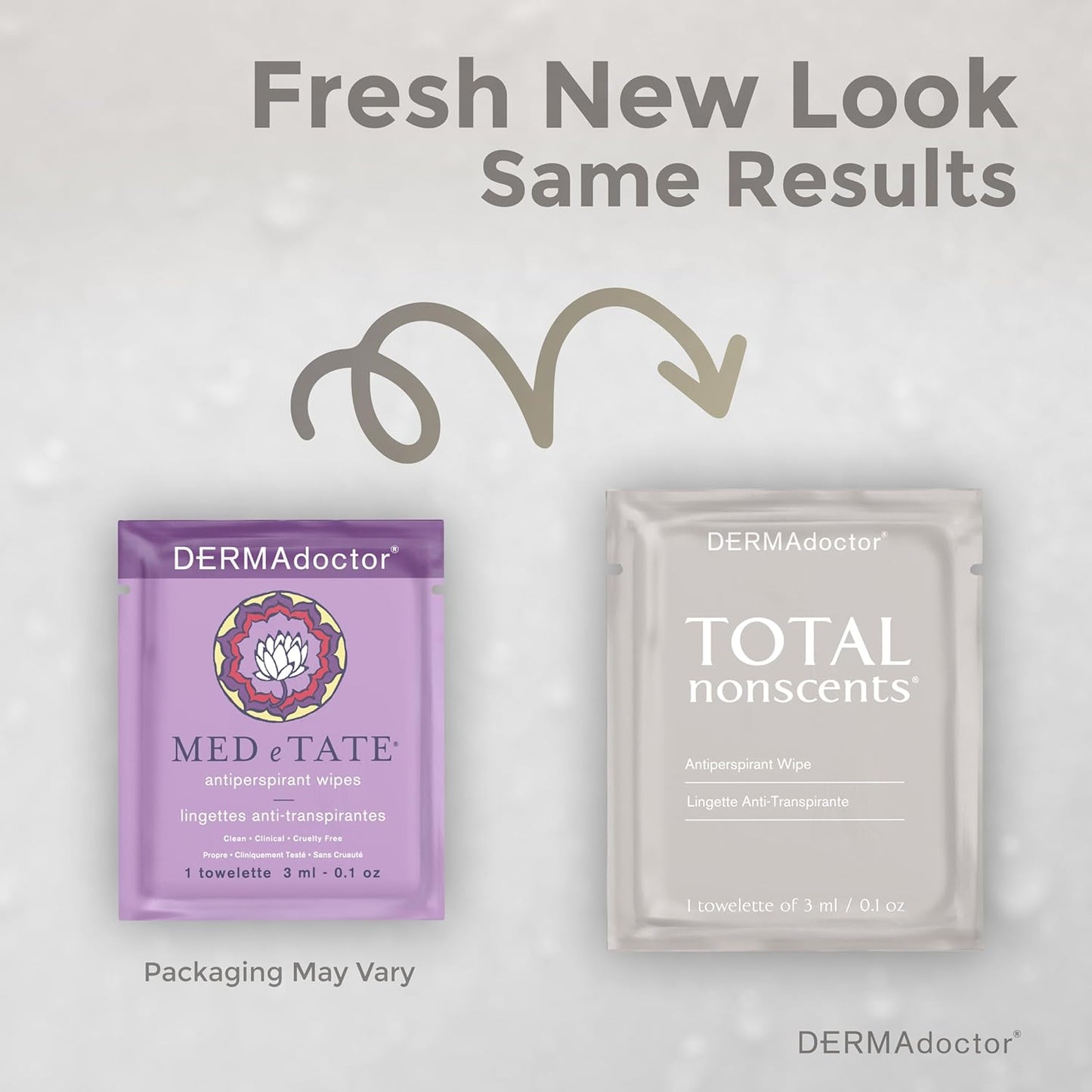 DERMAdoctor Antiperspirant Wipes - Deodorant Wipes, Dermatologist Formulated Hyperhidrosis Treatment for Body Hands Feet | Anti Sweat Wipe, Foot deodorant, Individually Wrapped - 30 Count