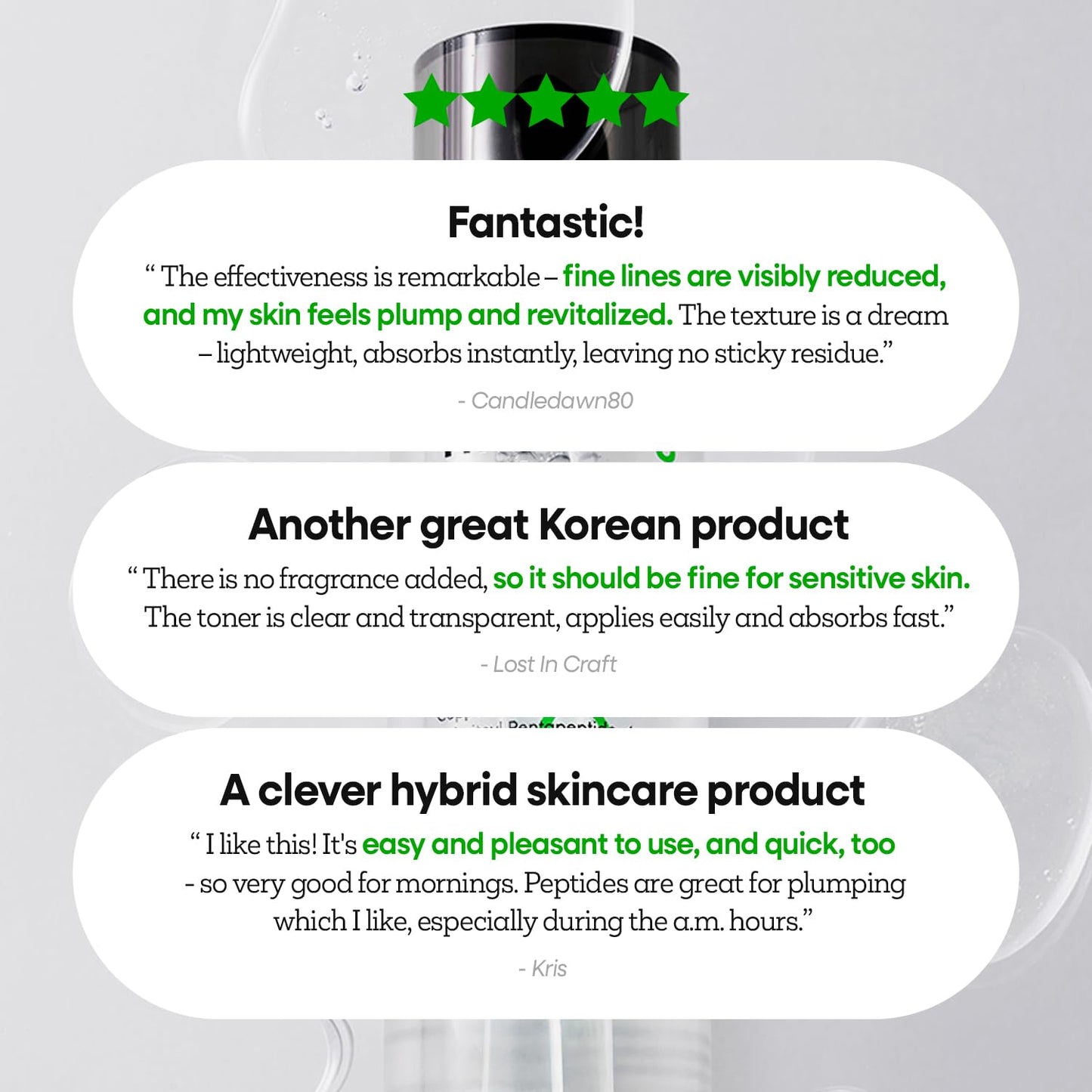 Nature Republic The First Peptide Boosting Serum | Niacinamide, Adenosine, Hydrating & Firming