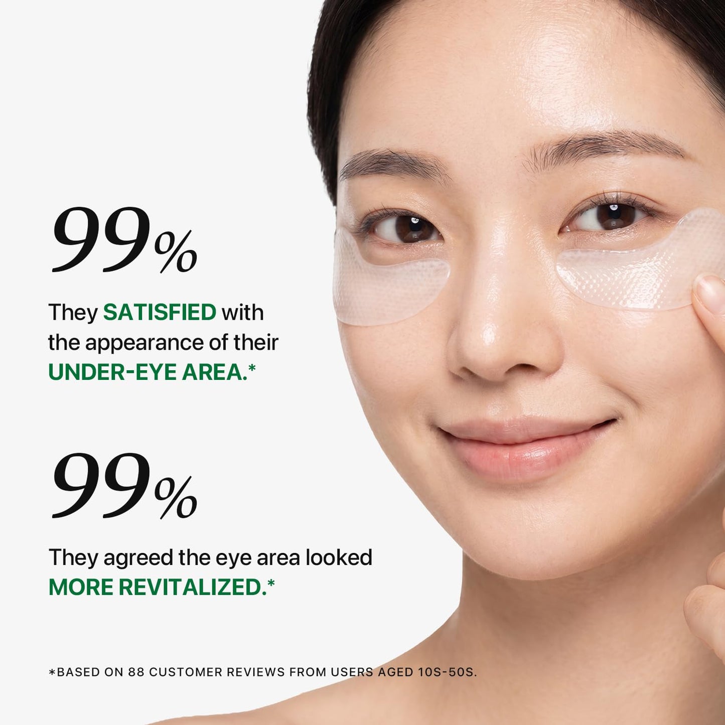 Nature Republic Real Squeeze Aloe Vera Eye Patch | Under Eye Masks for Dark Circles & Puffy Eyes