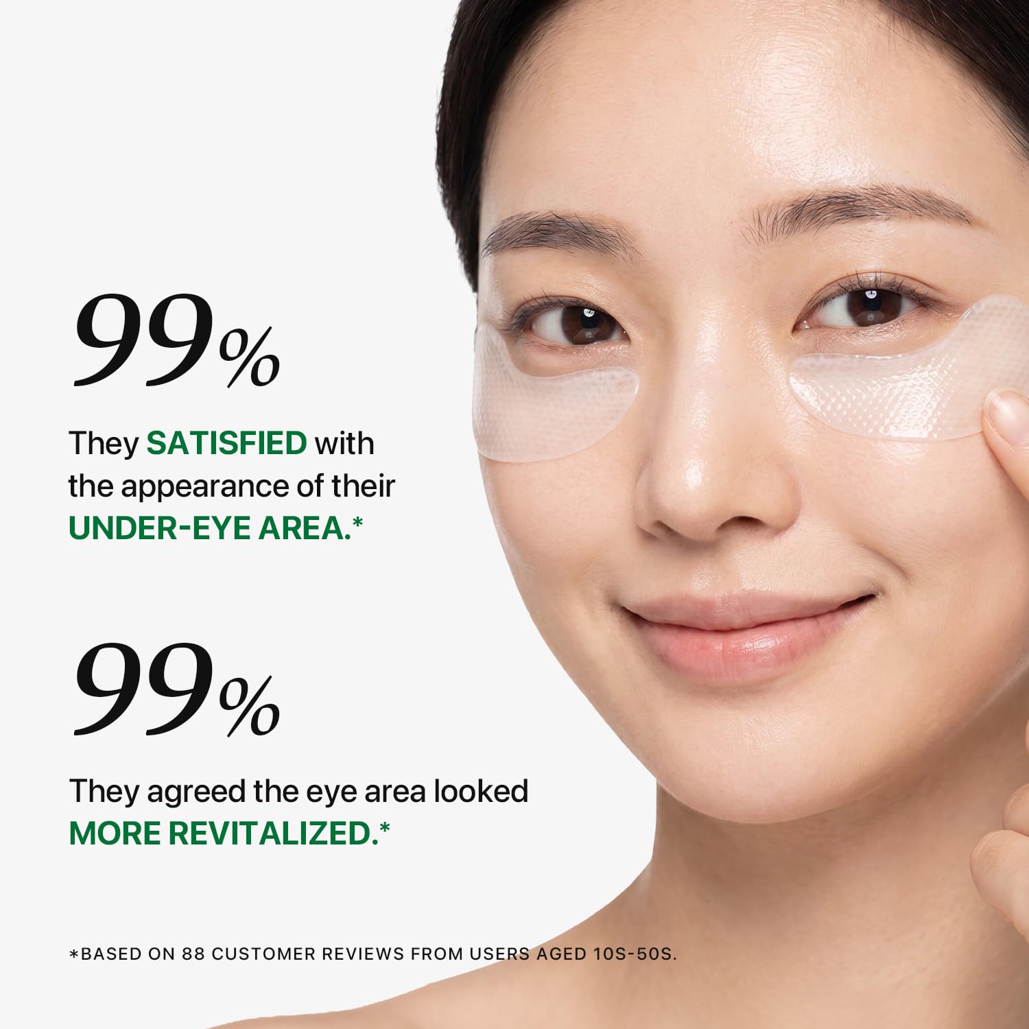 Nature Republic Real Squeeze Aloe Vera Eye Patch | Under Eye Masks for Dark Circles & Puffy Eyes