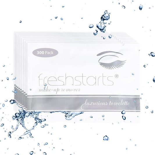 Freshends Flushable Individually Wrapped Wipes – 100 Bulk Pack Luxurious Towelettes, Guest Bathroom Essentials for Weddings, Restaurants, Bars & Clubs – Gray, Travel-Size, Disposable
