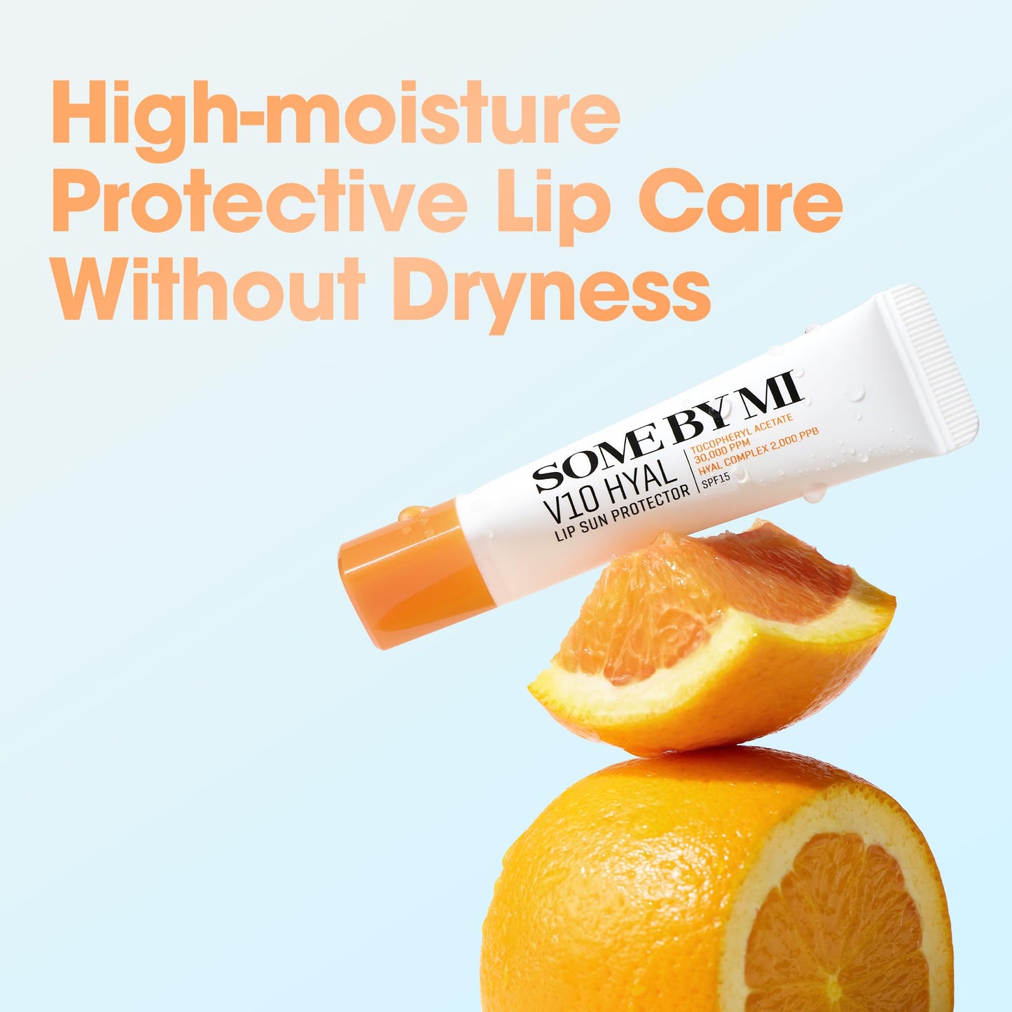 SOME BY MI V10 Hyal Lip Sun Protector Clear – Pack of 2, 0.46oz – Korean Tinted Glow SPF 15