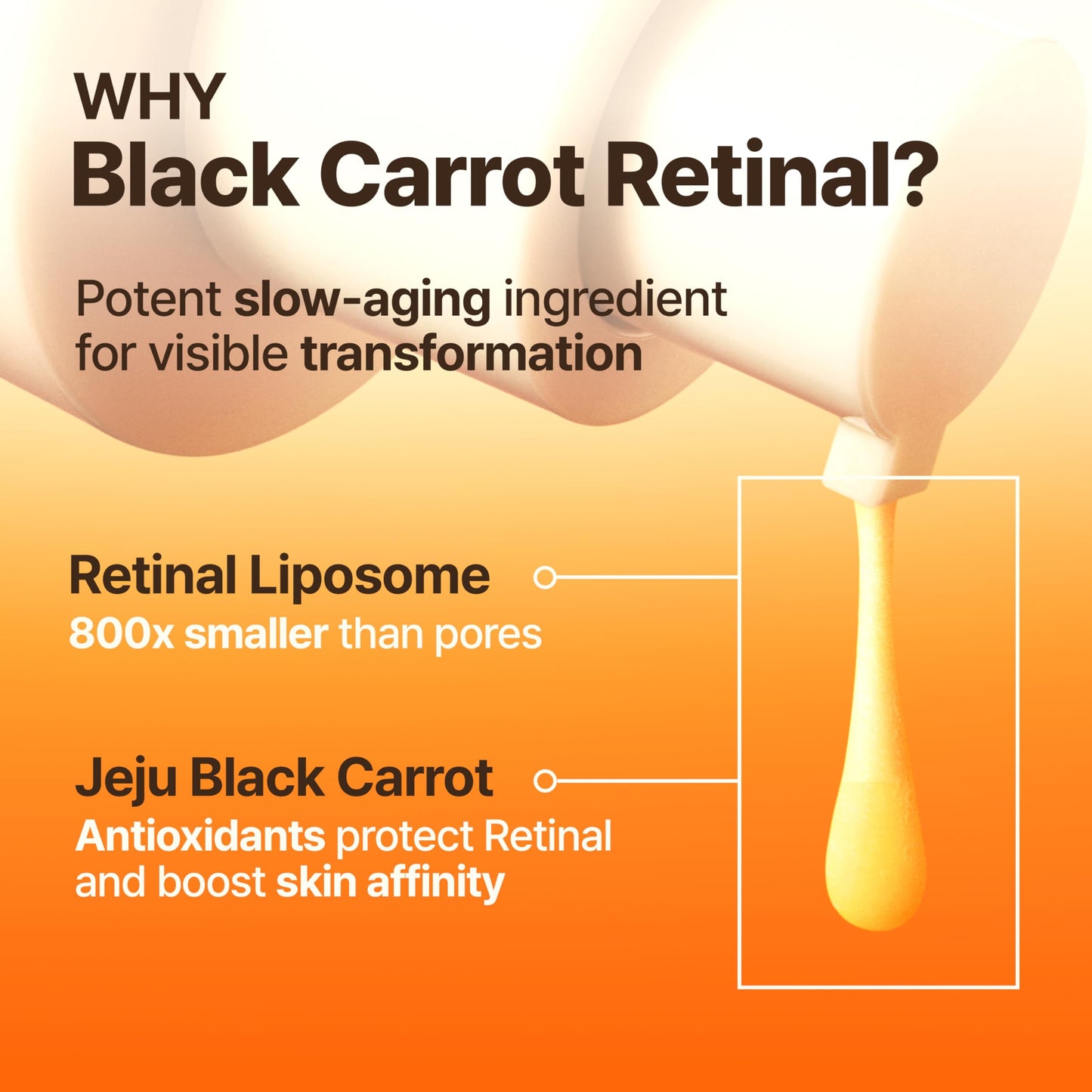 GOODAL Black Carrot VITA-A Retinal Intense Serum 8.0, Advanced Retinol Ampoule, Dark Spot