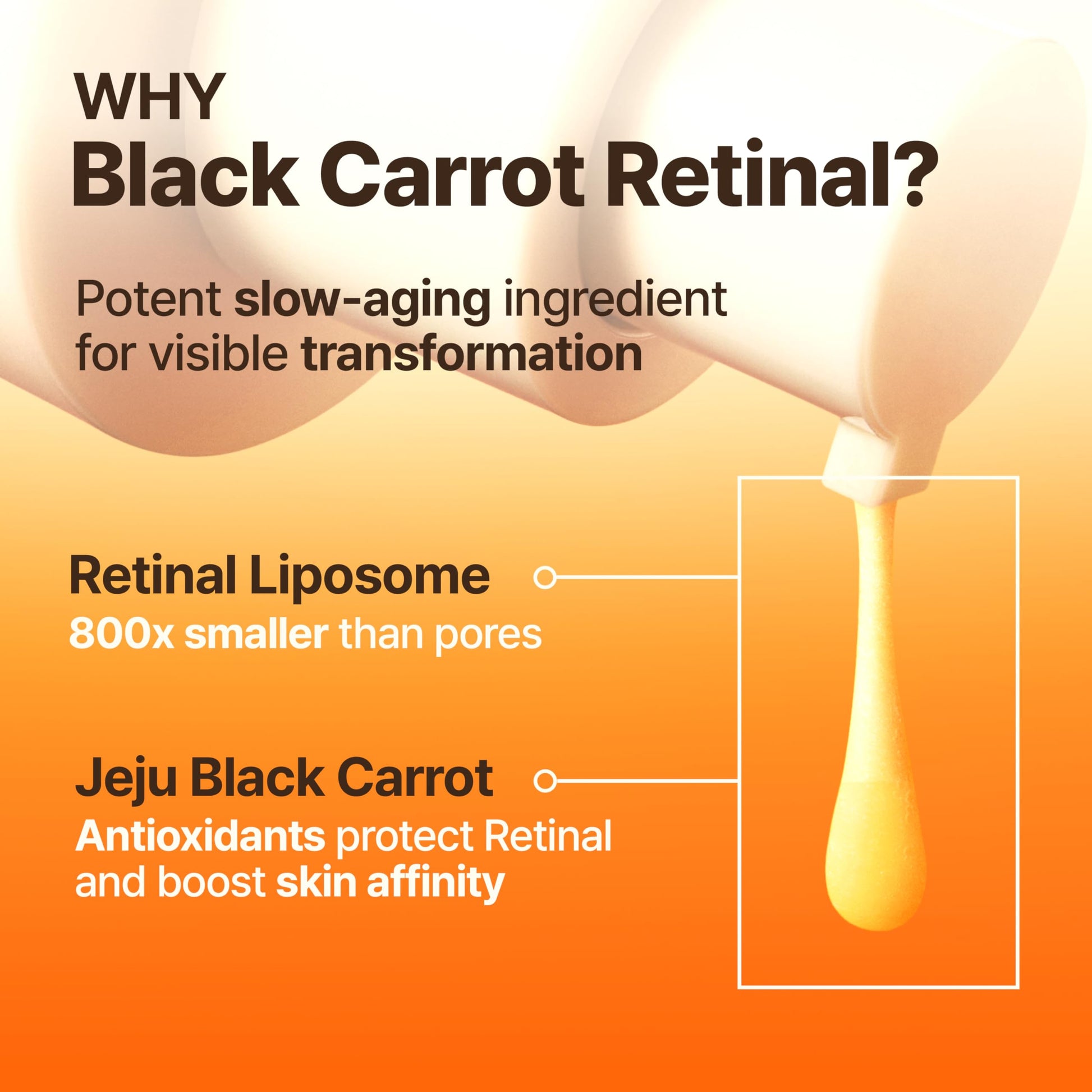 GOODAL Black Carrot VITA-A Retinal Intense Serum 8.0, Advanced Retinol Ampoule, Dark Spot