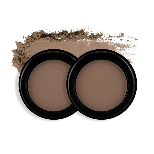 bdb Eyebrow Powder - Long-Lasting, Fuller & Fluffier Brows, Lightweight, Soft & Natural, Light Brown, 2-Pack