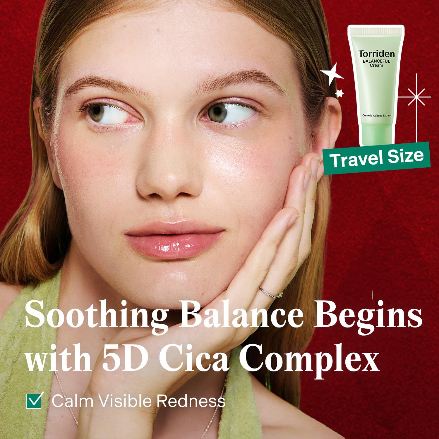 Torriden Holiday Wonder Pop Duo Gift Set (Red) | DIVE IN Hyaluronic Serum + BALANCEFUL Cica Cream |