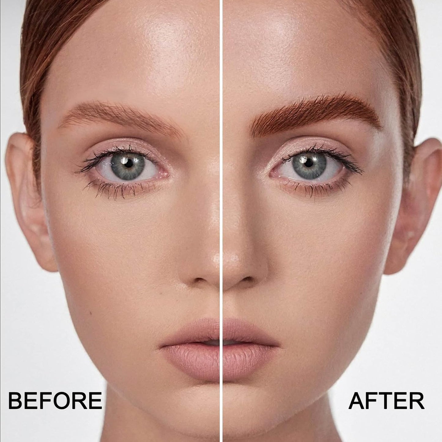 Boobeen Eyebrow Palette, 4 Colors Brow Powder Kit, Eye Brow Pomade with Double-ended Brush, Long-lasting Eye Makeup Kit, Sculpt & Define Eyebrows, for Beginners