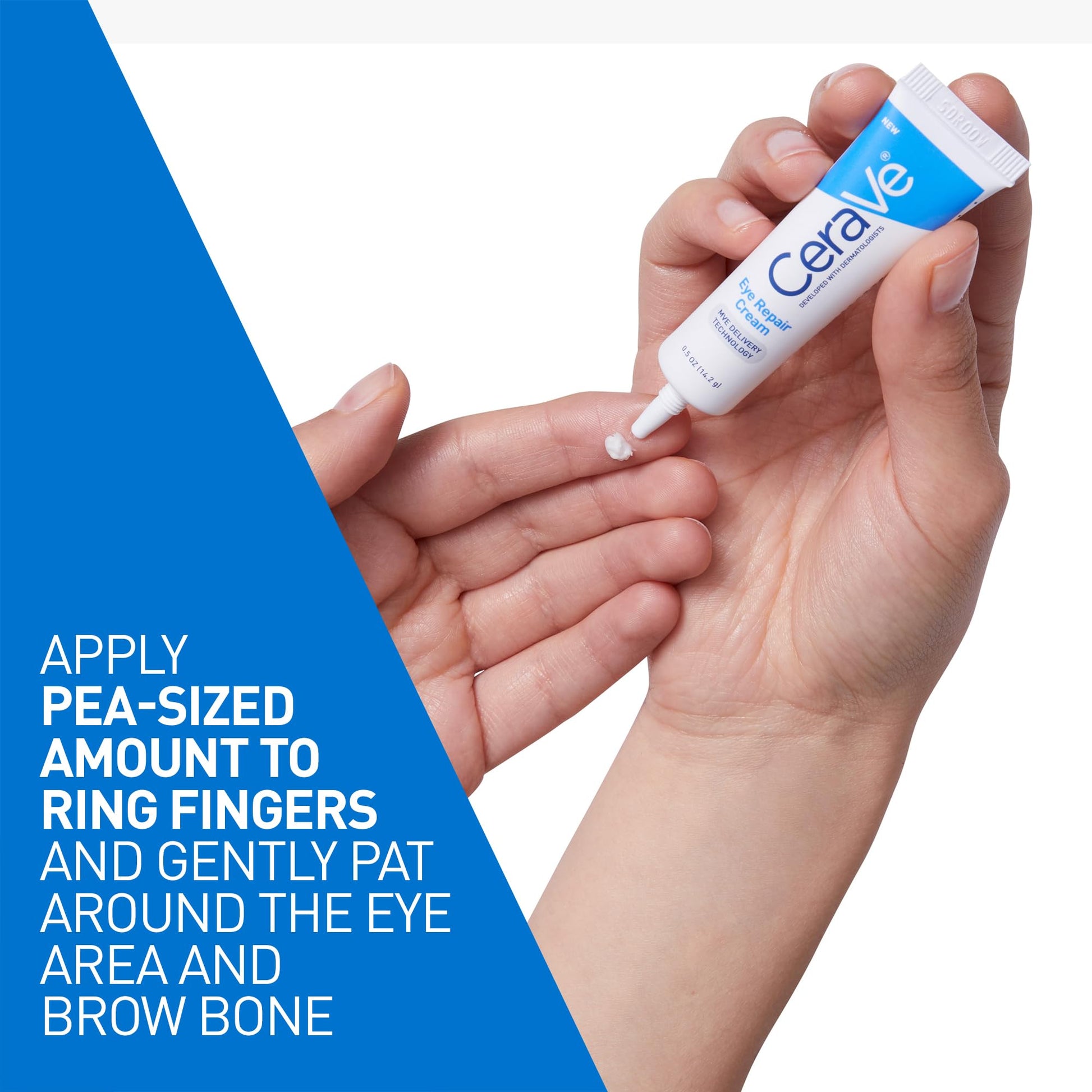 CeraVe Eye Repair Cream, Under Eye Cream for Puffiness and Bags, 0.5oz
