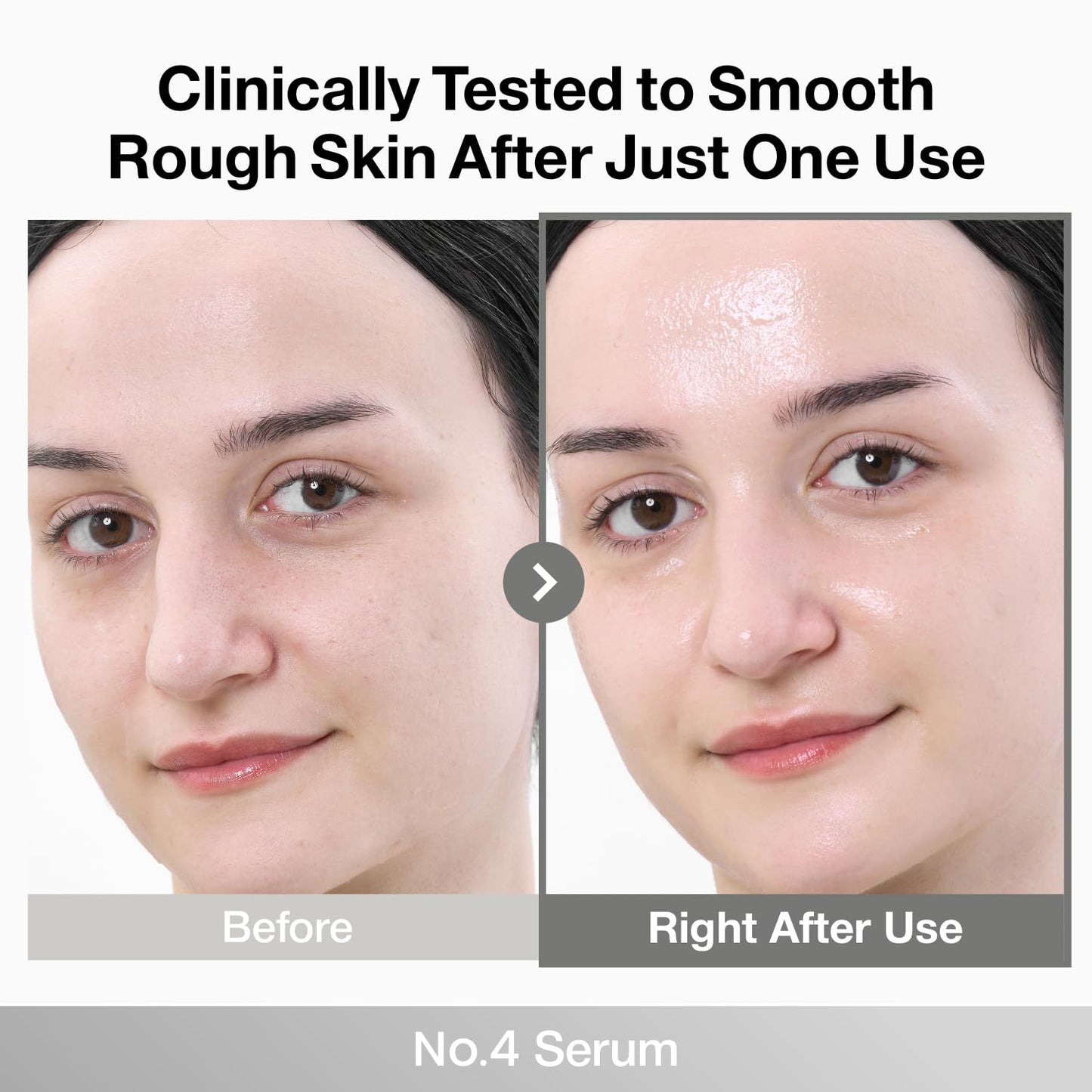 numbuzin No.4 Ceramide AHA PHA Glazed Skin Prep Serum, Gentle Exfoliating Serum with Glycolic Acid