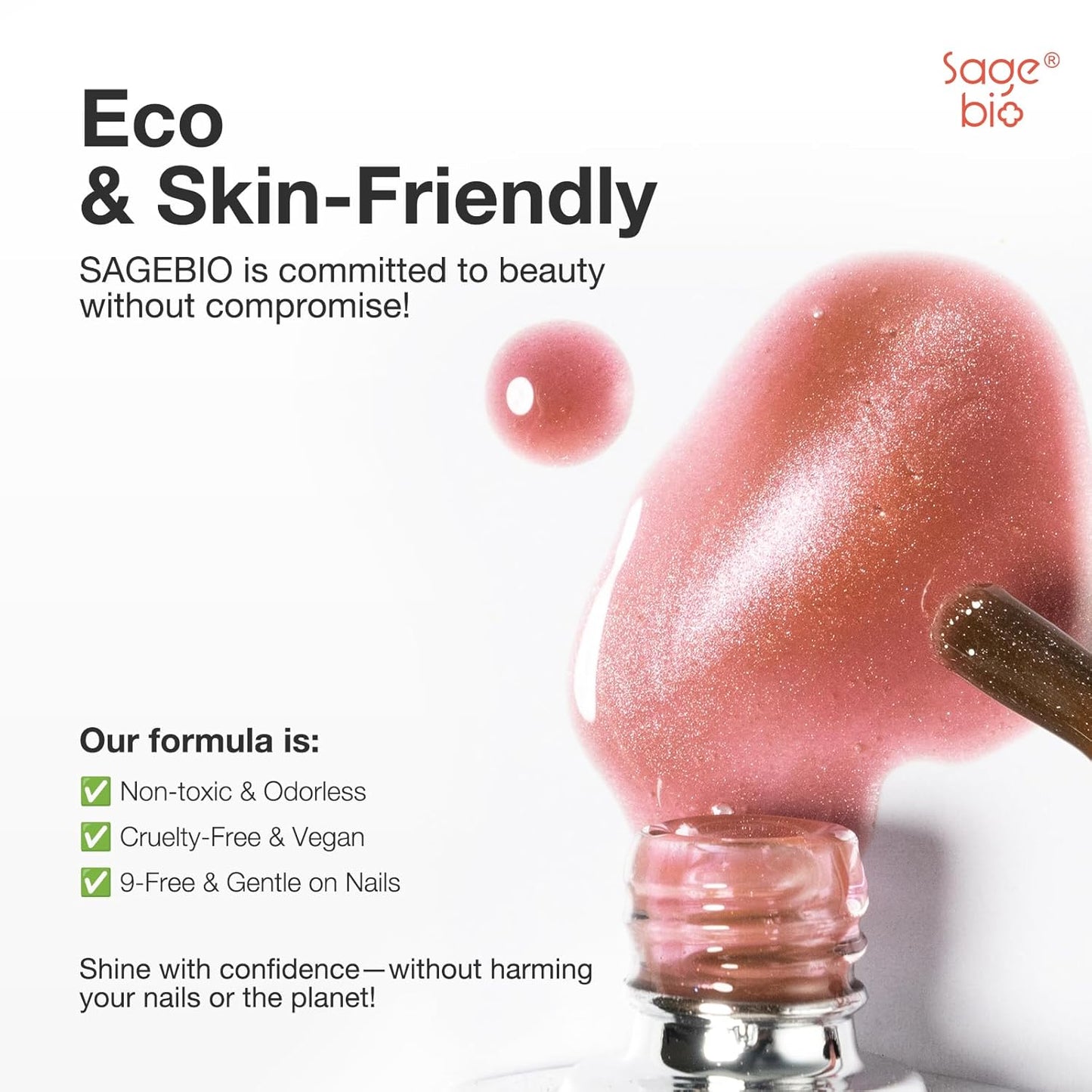 15ml Cat Eye Gel Nail Polish with Magnet Shimmer Glass Bead Effect 11