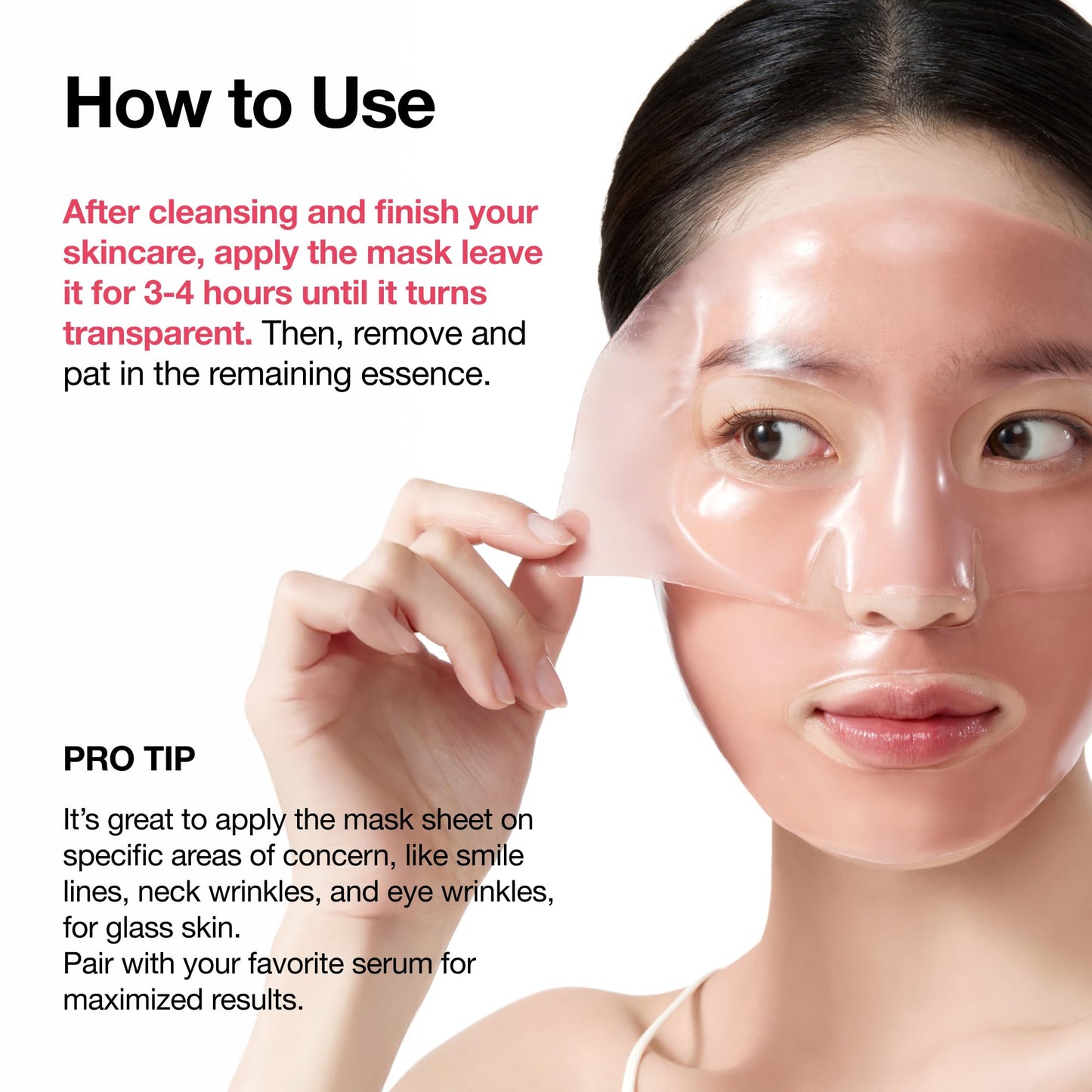 ANUA Peach 70 Niacin Brightening Collagen Mask, 1.34 fl.oz/4ea